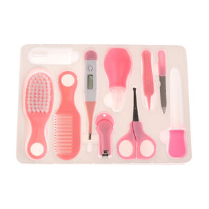 Set Cuidados Bebe 10 En 1 Manicure Peine Termometro Medicina