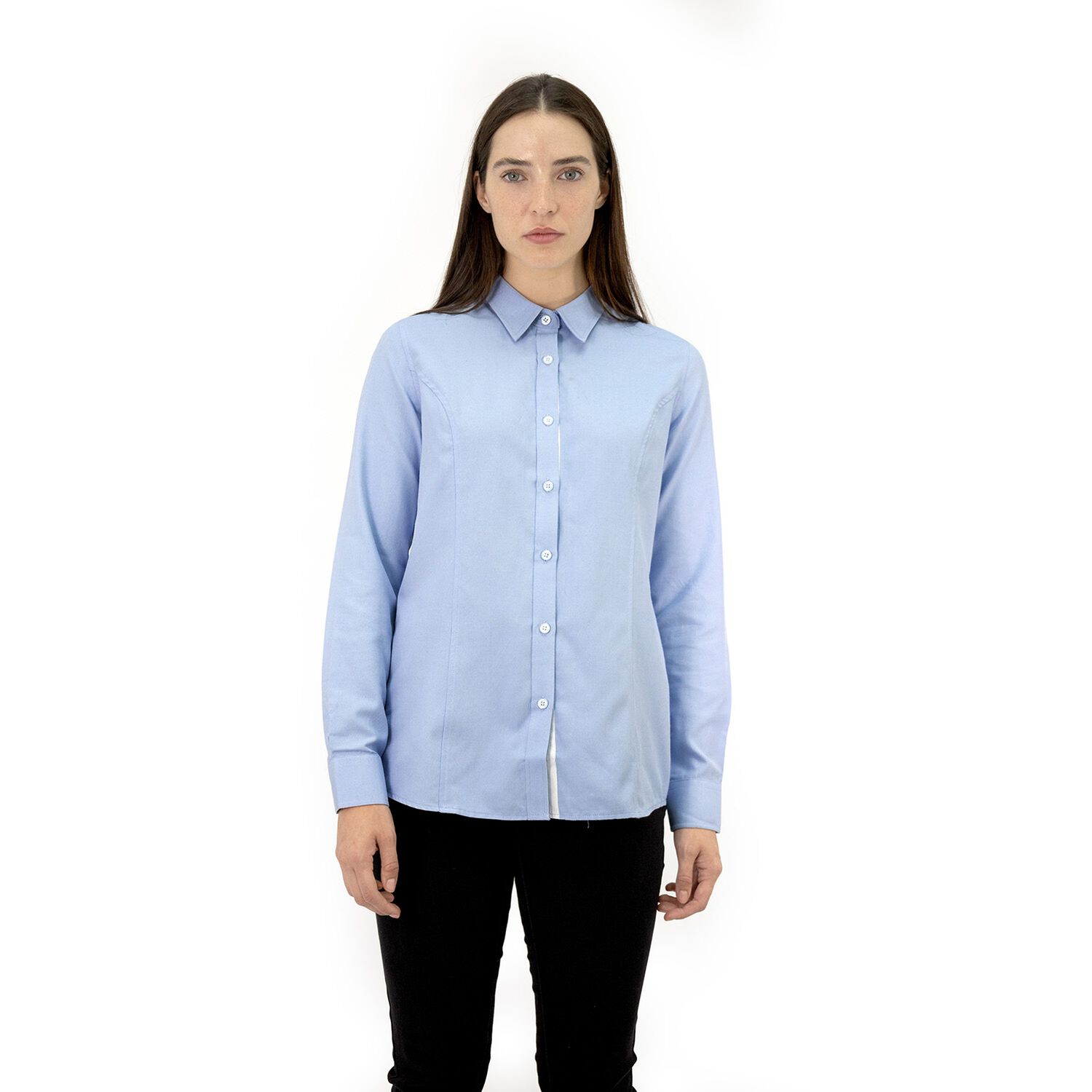 Camisa Quebec Vancouver Celeste Mujer image number 0.0
