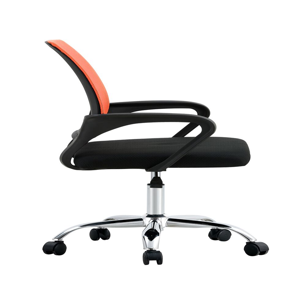 Silla De Oficina Ejecutiva Nueva York Ergonomica Respaldo Malla Naranja Bm-520mo Arthome image number 3.0