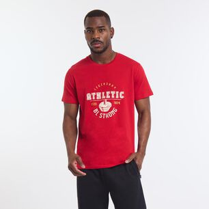 Polera Deportiva Estampada Manga Corta Cuello Redondo Hombre Wetland