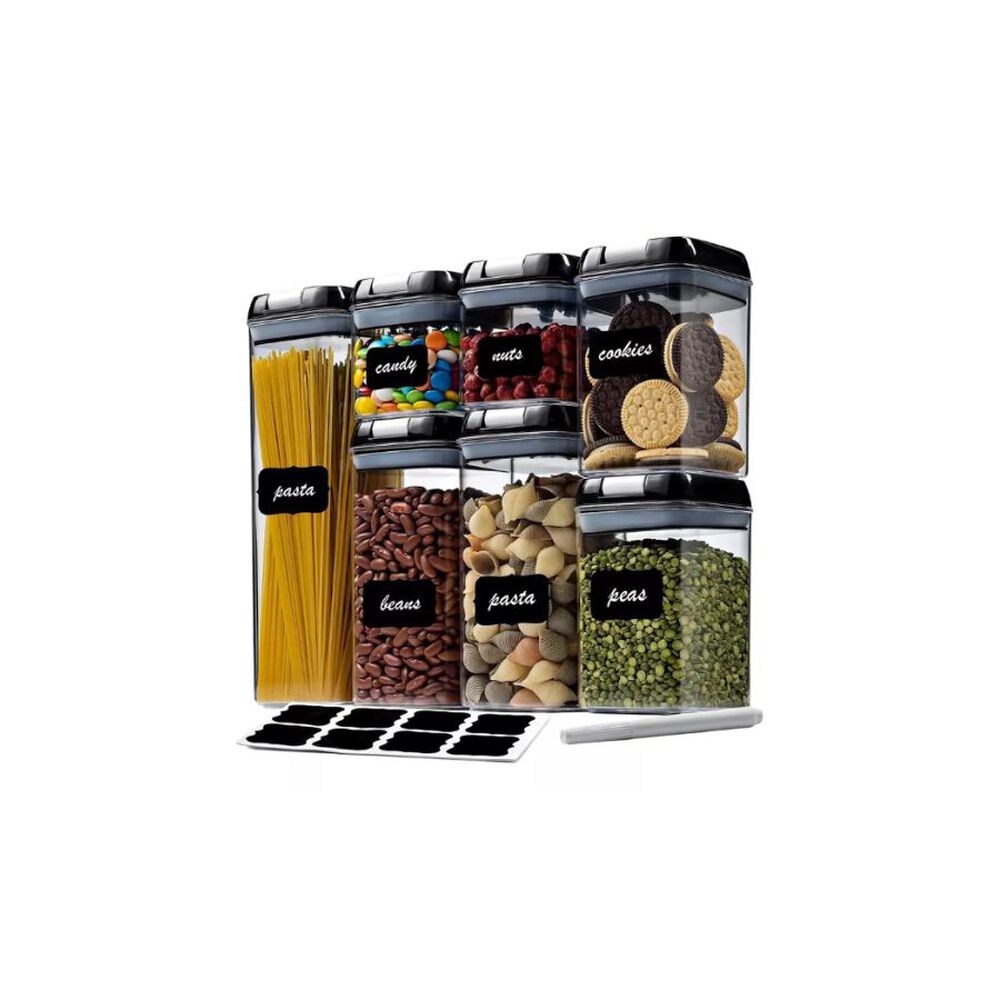 Organizador Set 7 Contenedores Herm&eacute;ticos Para Cocina Con Tapa image number 2.0