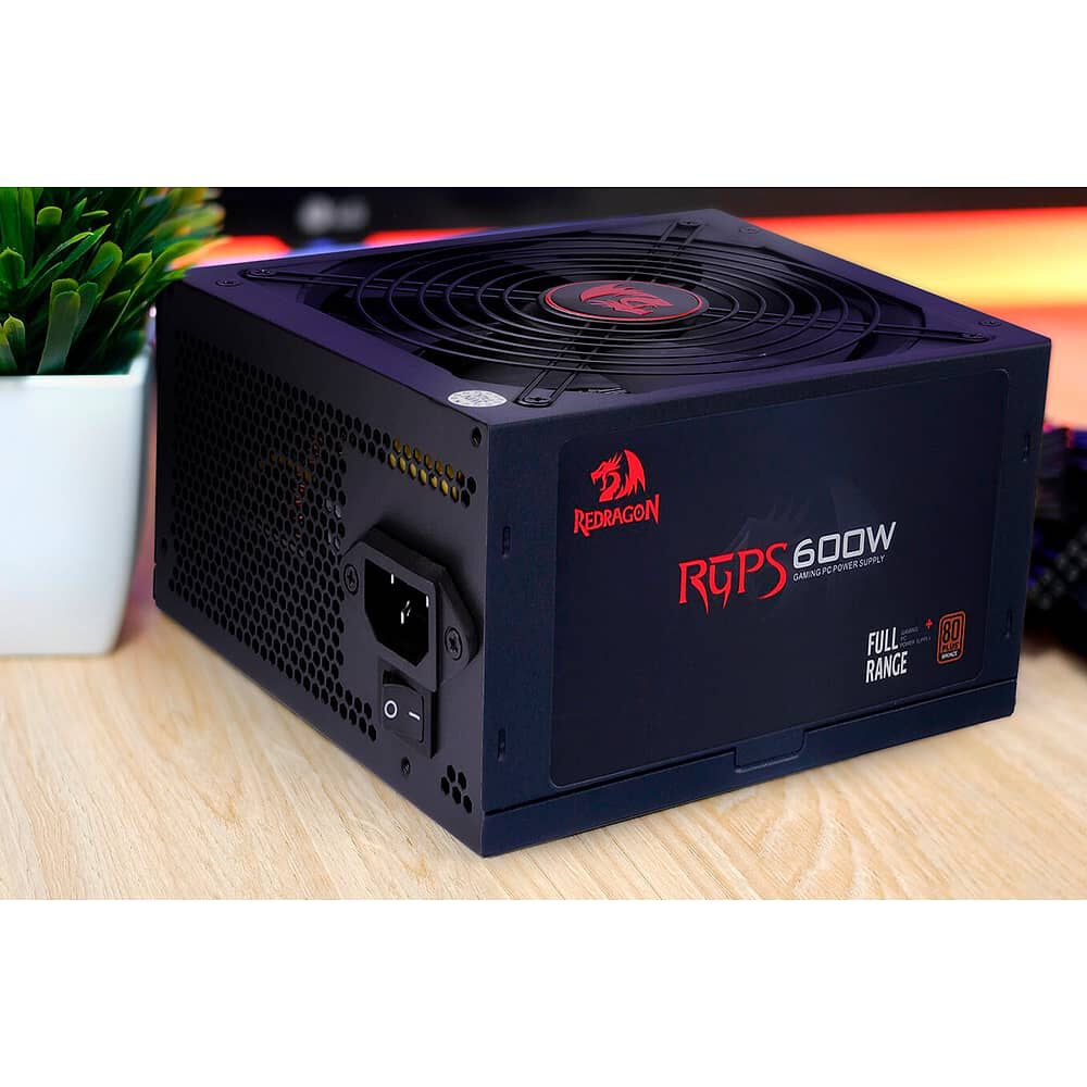 Fuente De Poder Gamer Redragon 600w 80 Plus Ultra Estable image number 8.0