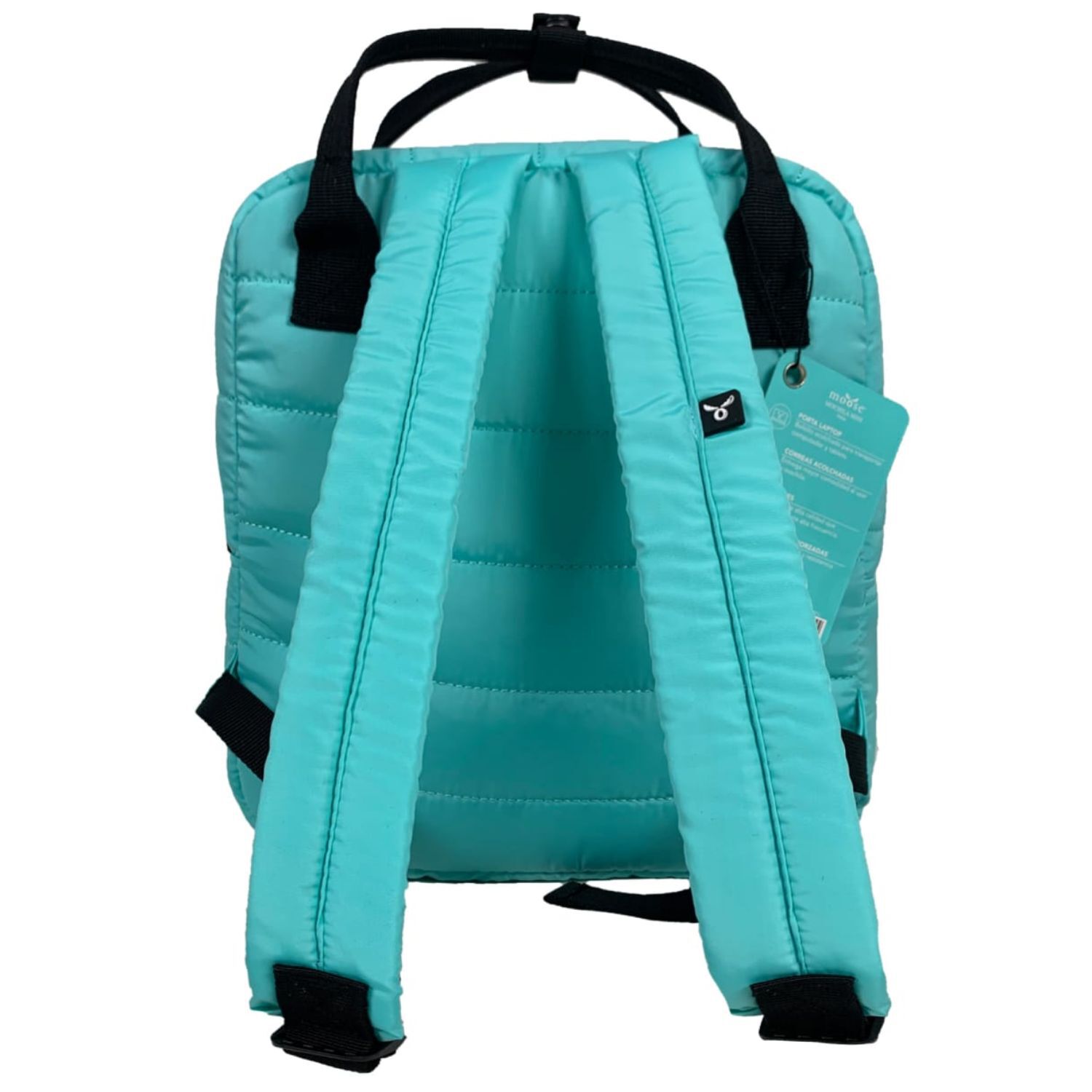 Mochila Escolar Impermeable Azul Bolsillo Frontal Compacta image number 1.0