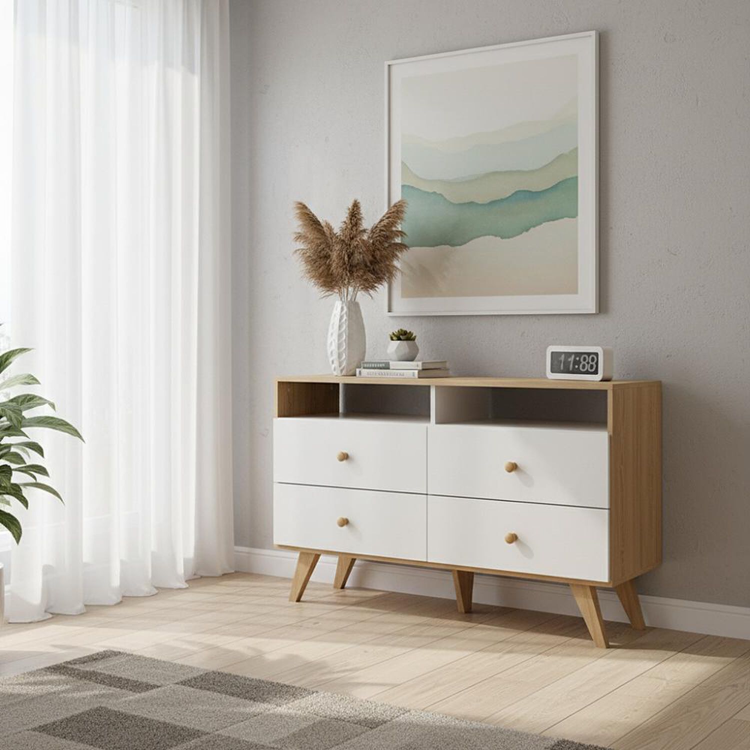C&oacute;moda Home Mobili Voss / 4 Cajones image number 1.0