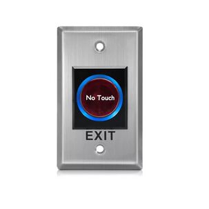 Pulsador Bot&oacute;n No Touch Salida Control Puerta Acceso Led
