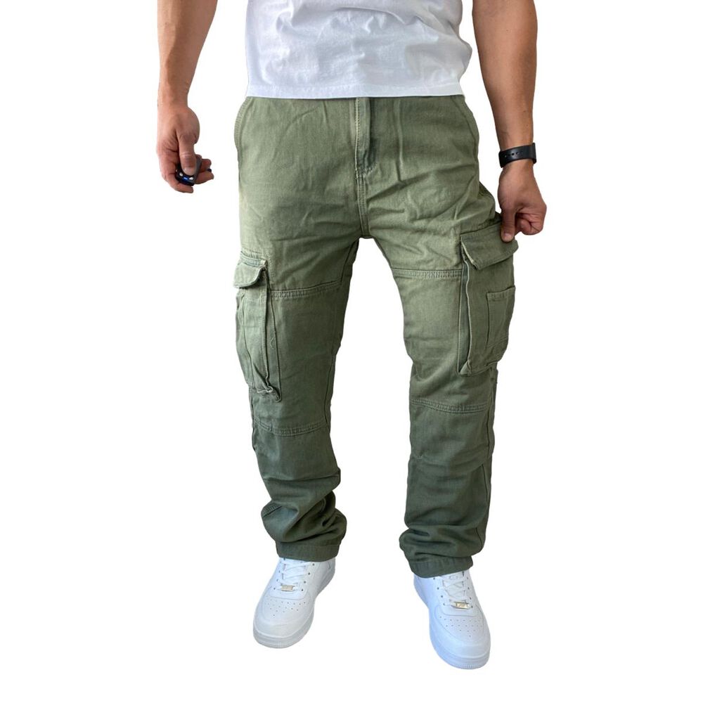 Jeans Diábolo Cargo Relaxed Fit Hombre image number 13.0