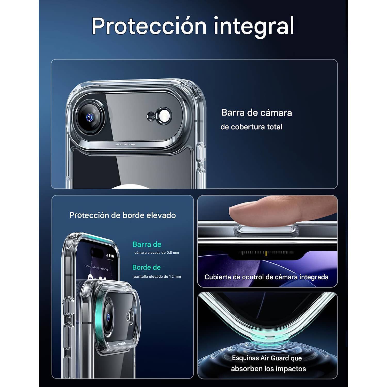 Para Iphone 17 Air - Pack: Carcasa Magsafe + Vidrio Templado image number 3.0