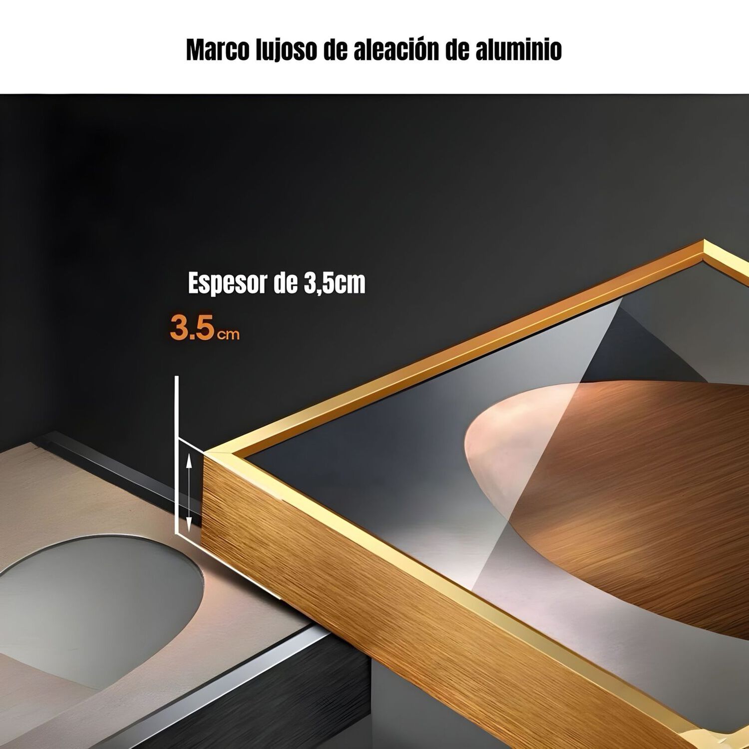 Set 3 Cuadros Decorativos Marcos Aluminio By Lubabycas image number 5.0