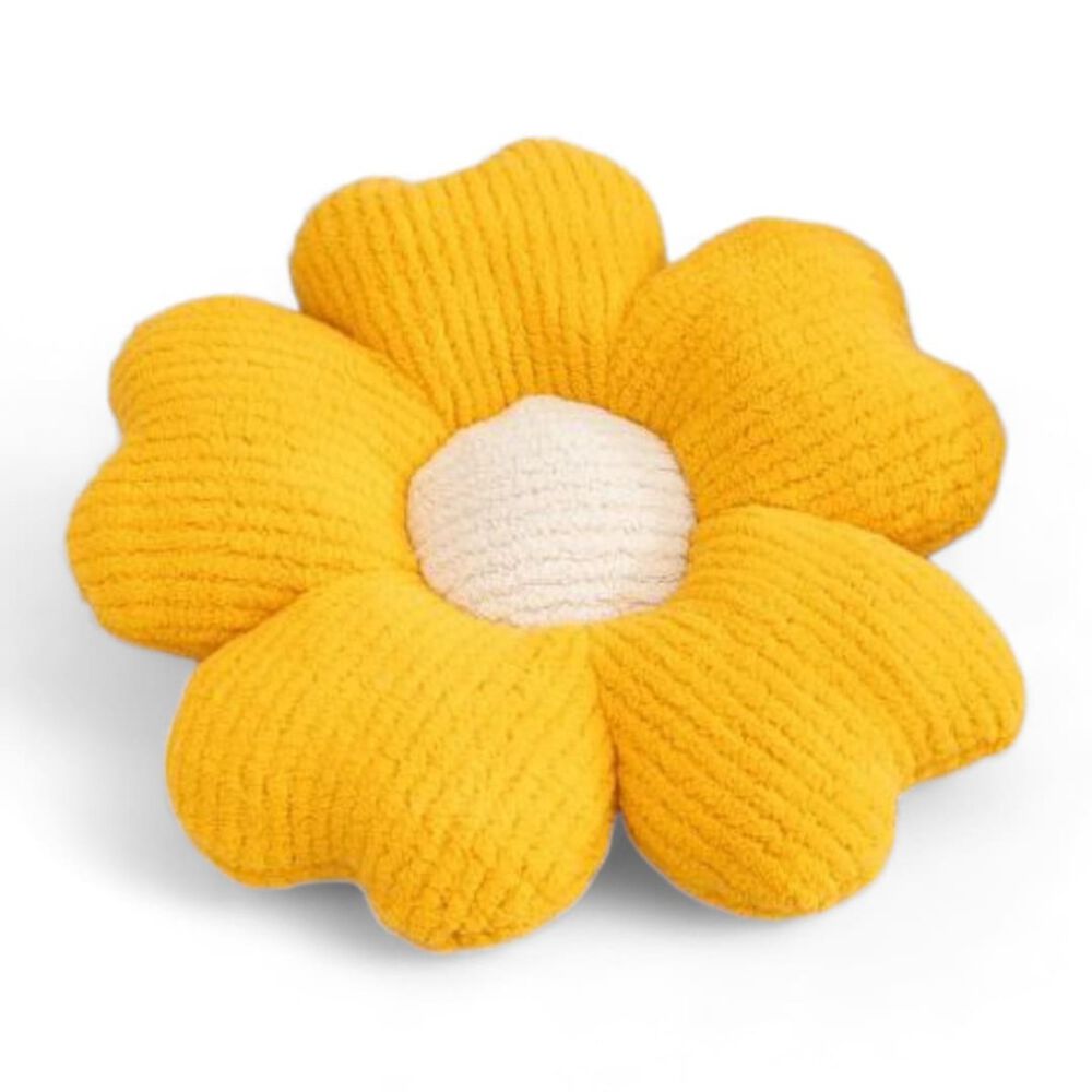 Pack 2 Cojines Texturizados Dise&ntilde;o De Flor Medida 50cm Diametro Cf1x2-2 image number 0.0