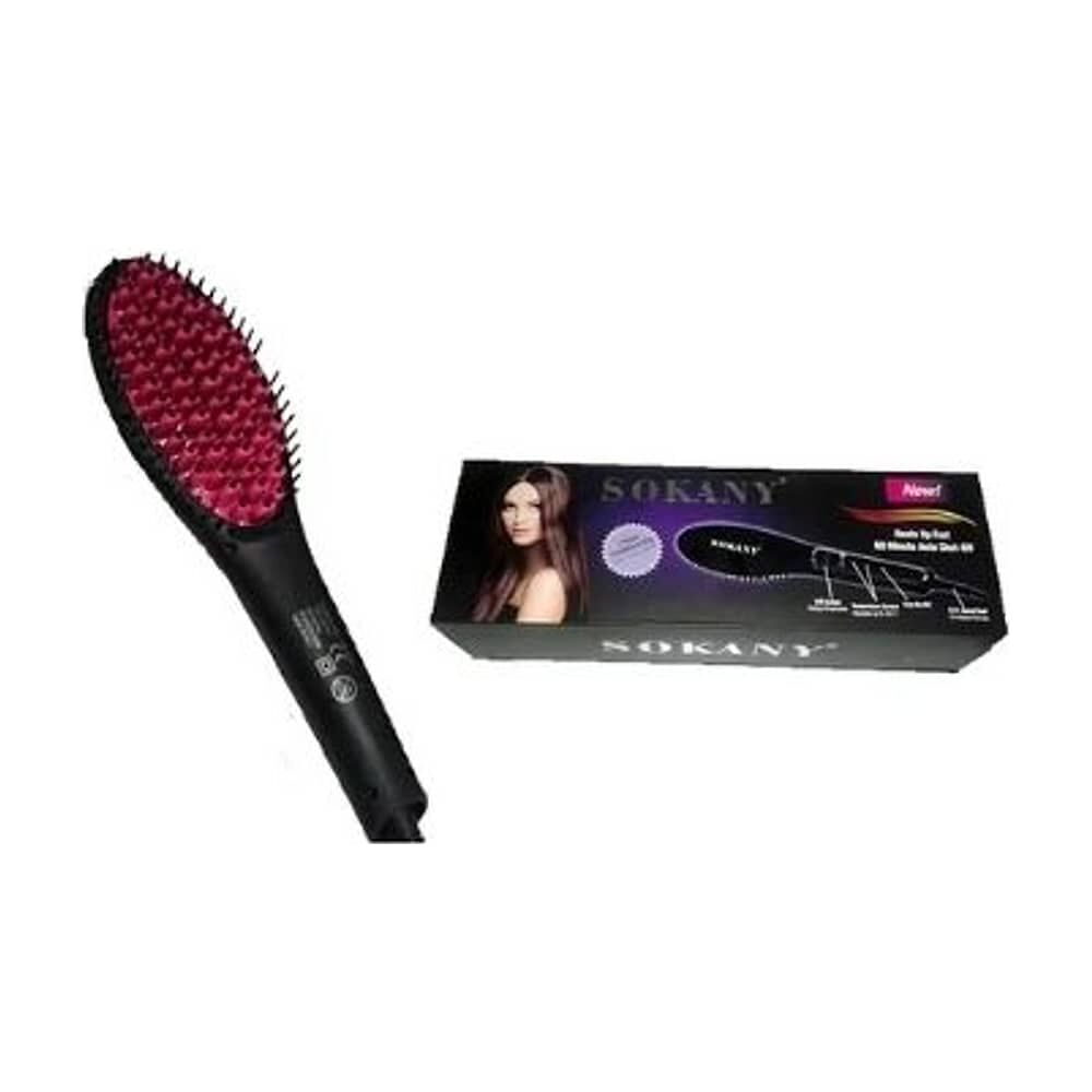 Cepillo Plancha De Cabello El&eacute;ctrico Alisador Sokany image number 2.0