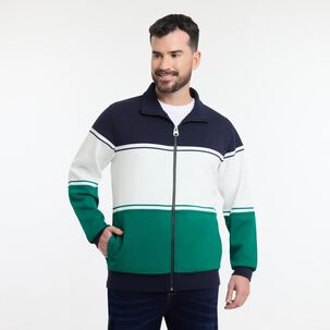 Polerón Bloque Color Cuello Alto Hombre The King's Polo Club