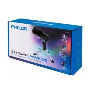 Micr&oacute;fono Estudio Usb Con Tripoide Philco Plc31623