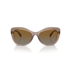 Lentes De Sol Transparent Brown Polarizados Vogue Eyewear