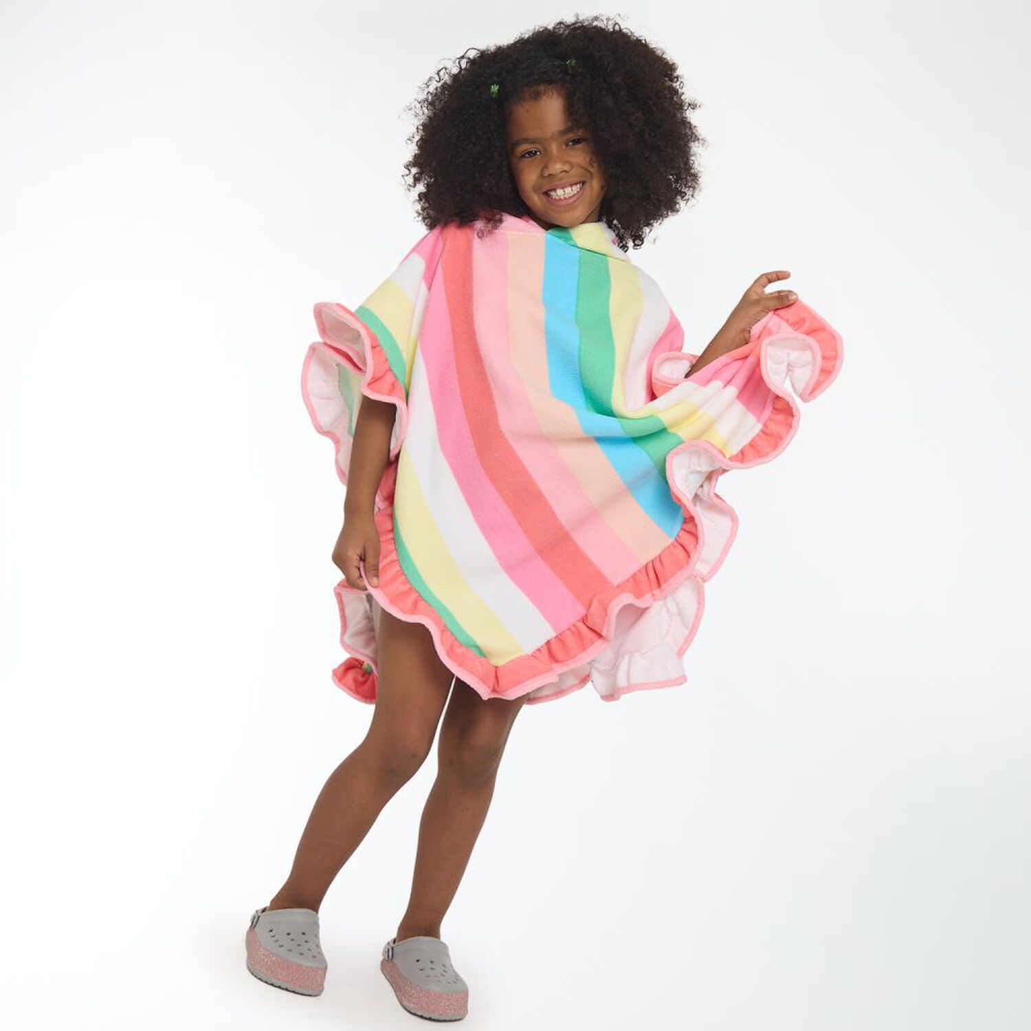 Toalla Playa Capucha Casaideal Kids Valentina / 60 X 120 Cm image number 1.0
