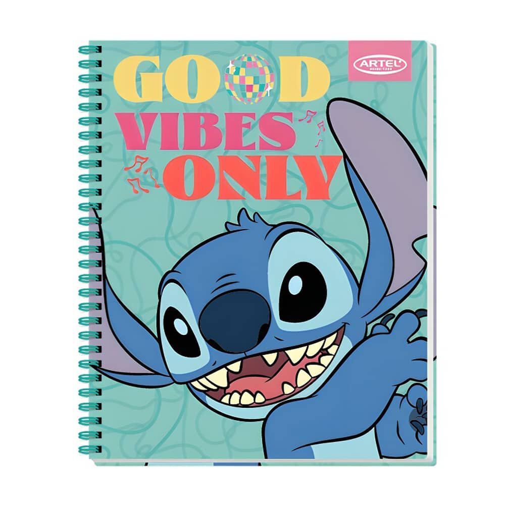 Pack 10pcs Cuadernos Univ 100hj Stitch Disco Artel 0389 image number 4.0