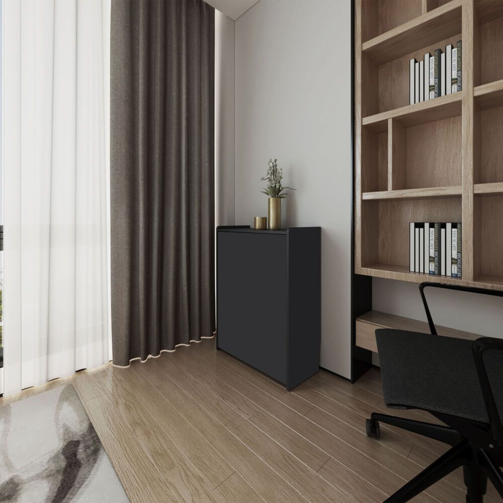 Escritorio Plegable 85,6x101x63x6 Cm Negro image number 4.0