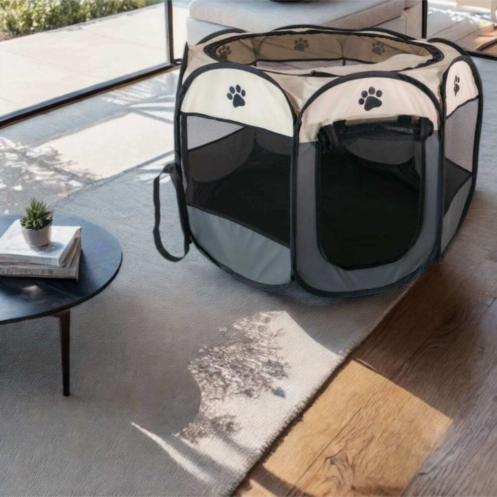 Corral Para Mascotas Plegable Portátil - Perros Y Gatos image number 1.0