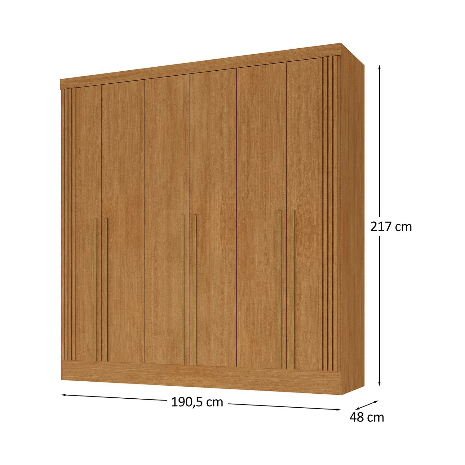 Cl&oacute;set Di Poretti Design New Bali / 6 Puertas / 3 Cajones image number 2.0