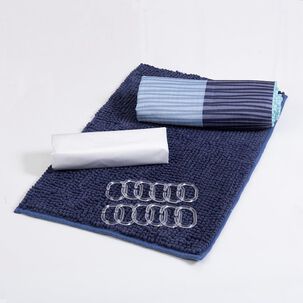 Set Cortina Baño 4 Pzas Caja Mashini Busia