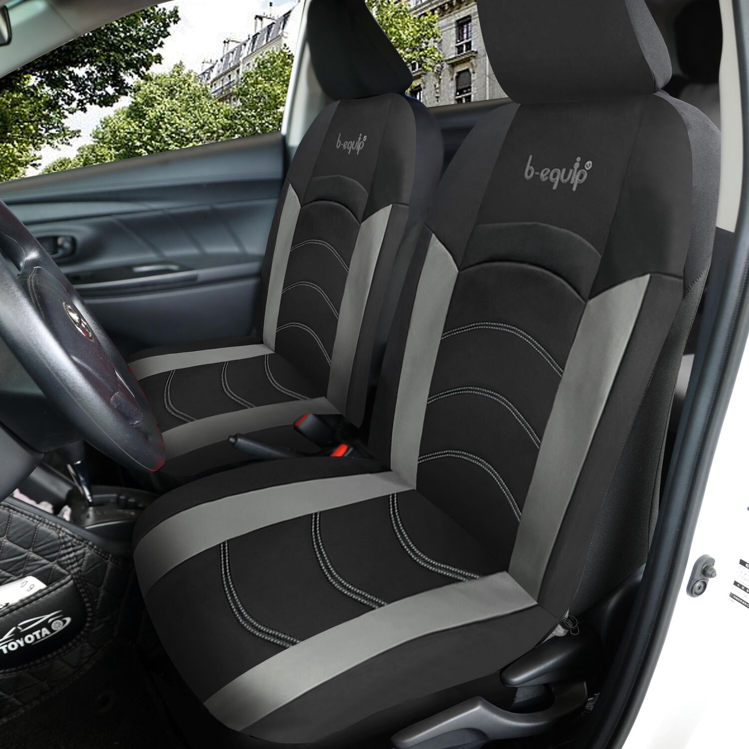 Fundas Cubreasiento B-equip Ecocuero Universales Adv-1427 image number 3.0