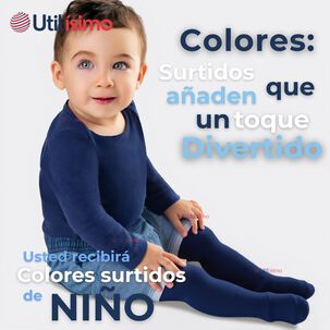 Pack 3 Pantys Primera Capa Unicolor Surtidos Ballerina Beb&eacute;