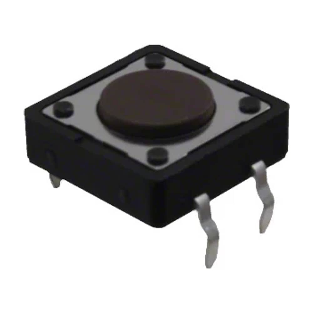 Pack De 5 Pulsadores Grandes Normalmente Abierto Color Negro image number 0.0