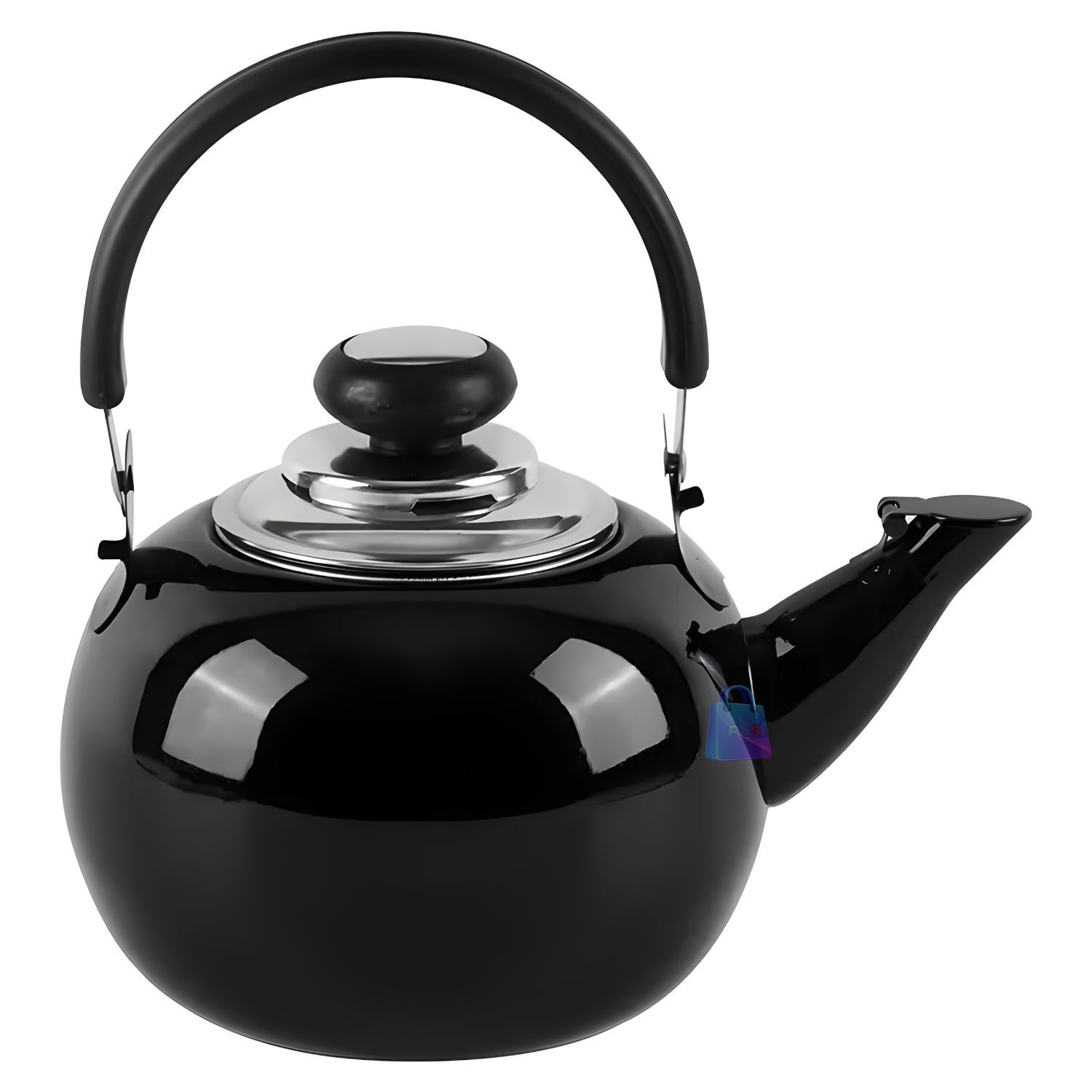 Tetera De Acero Inoxidable 800ml Color Negro - Ps image number 1.0