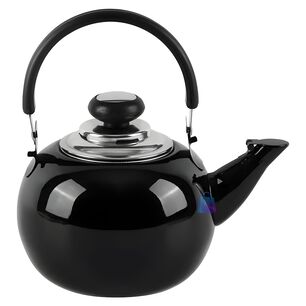 Tetera De Acero Inoxidable 800ml Color Negro - Ps
