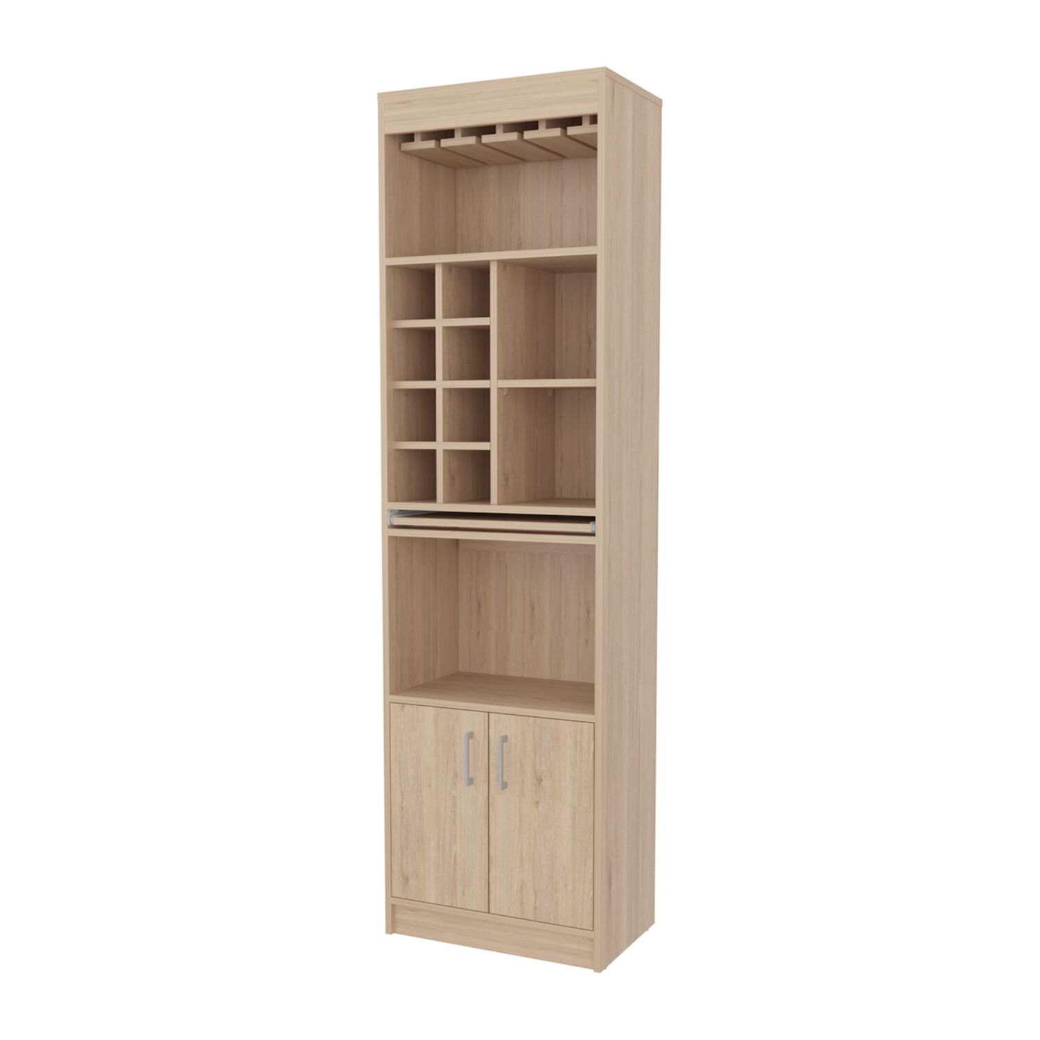 Bar Alto 8 Botelleros Repisa Extensible Fm-012 image number 0.0