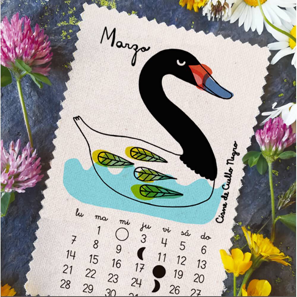 Calendario 2022 Aves Pajarito De Mimbre image number 3.0