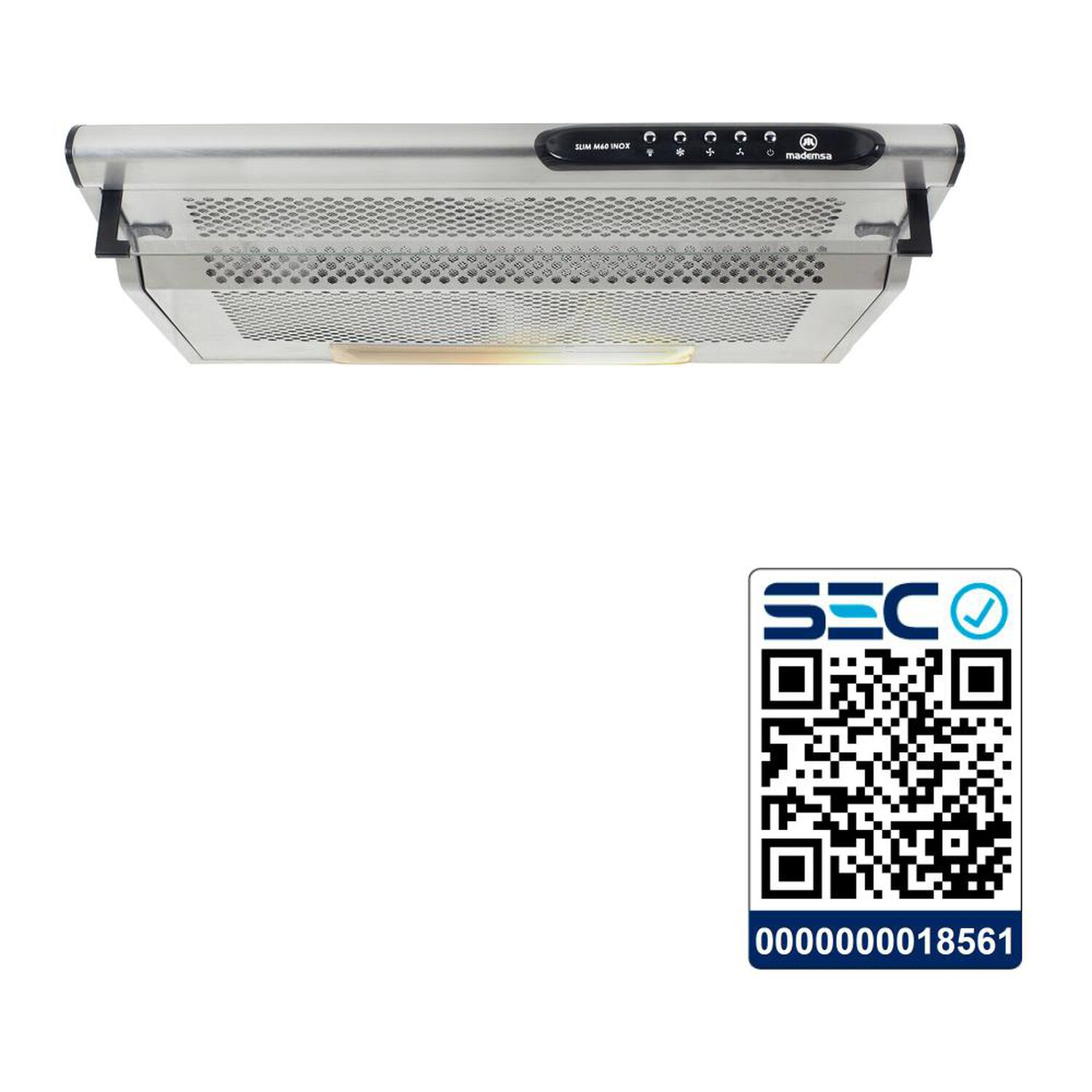 Kit De Cocina Mademsa Horno Empotrado M Spazio 140A + Encimera El&eacute;ctrica MCE 435E T + Campana Slim M60 Inox / 4 Quemadores image number 4.0