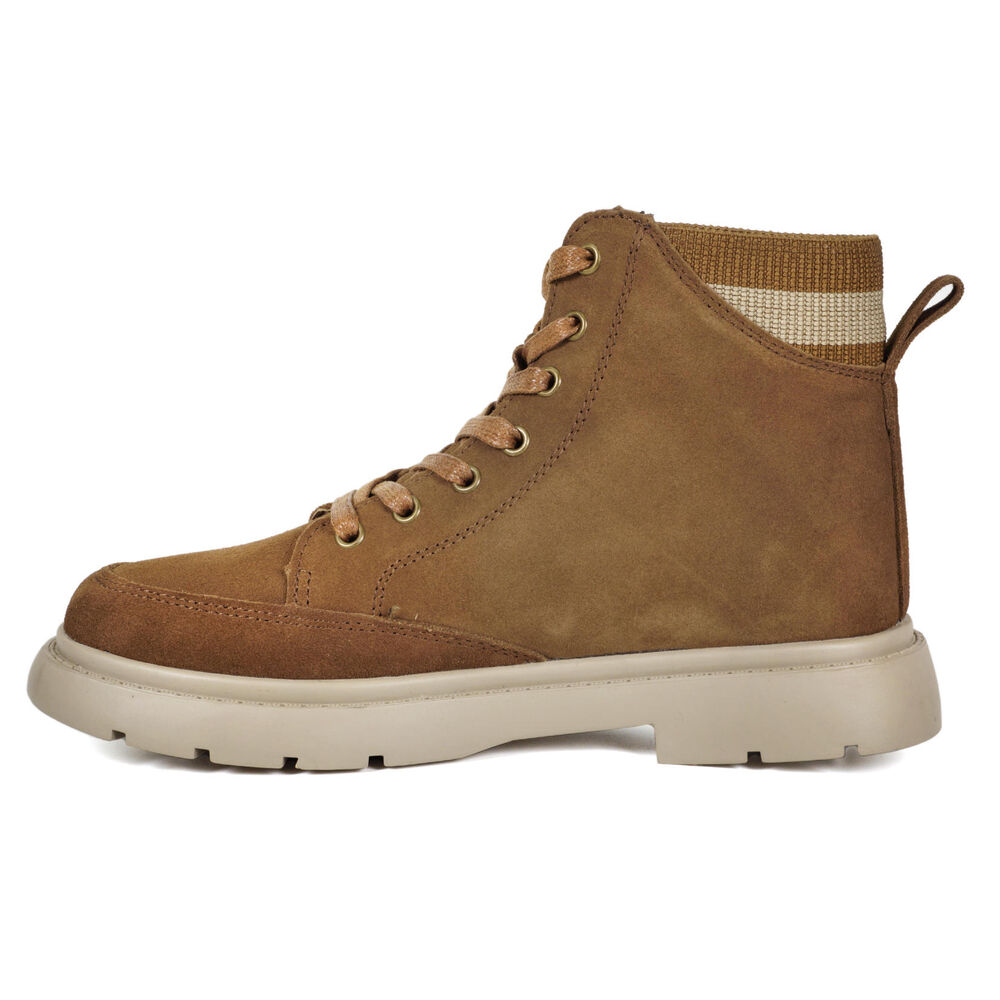 Bota Botín Cuero Melacia Camel image number 4.0