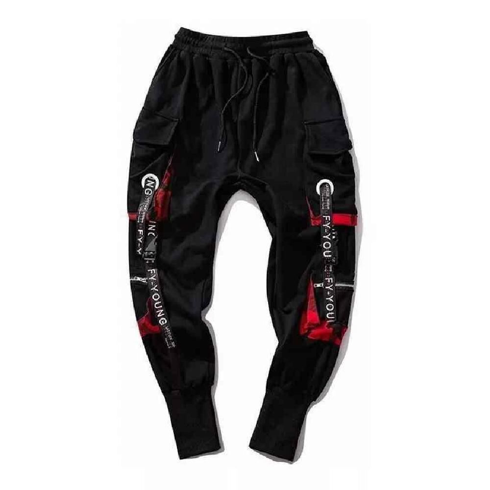 Pantalones Gym Cargo Casual Joggers Con Bolsillo Para Hombre image number 3.0