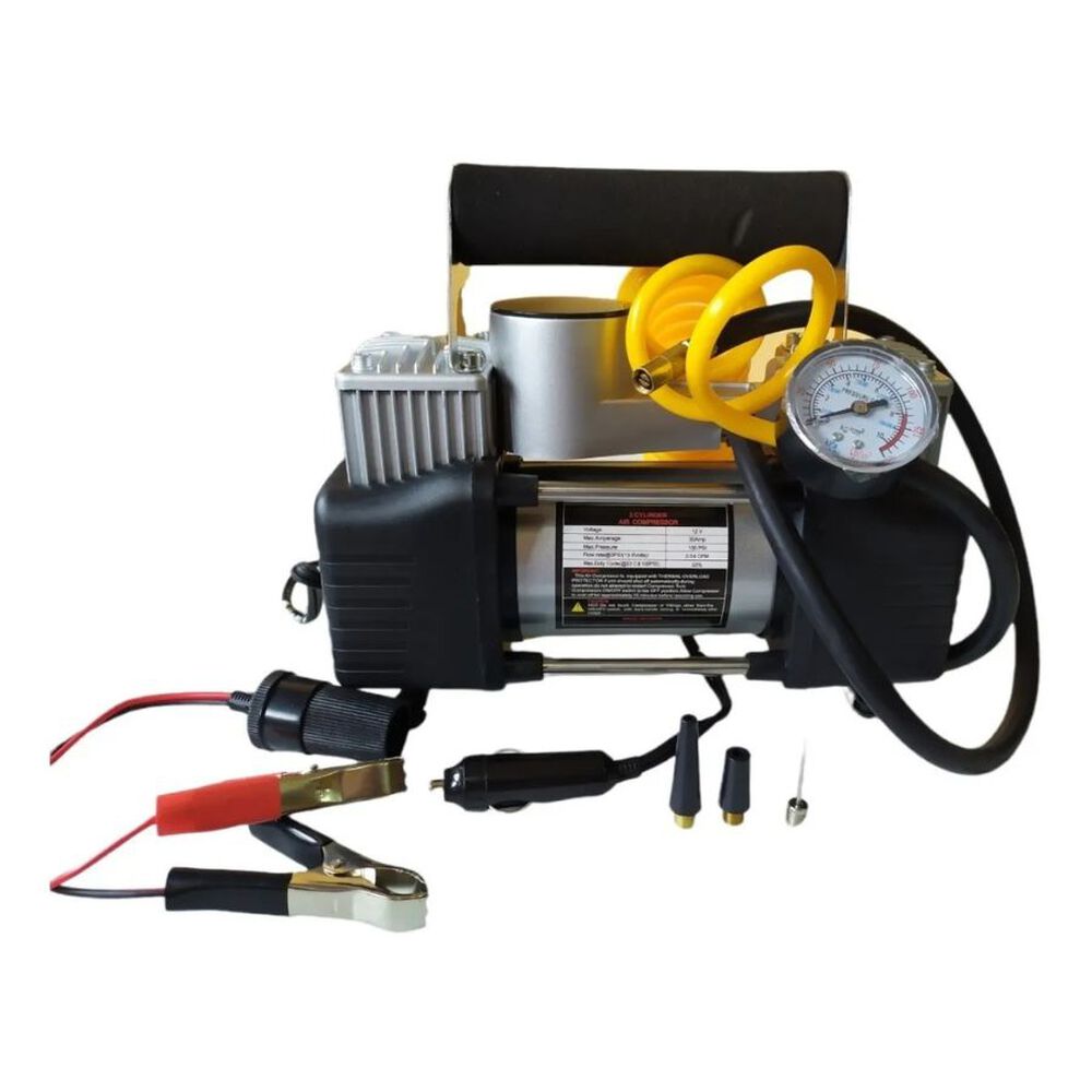 Compresor De Aire Port&aacute;til Para Carro Moto 150psi 12v image number 1.0