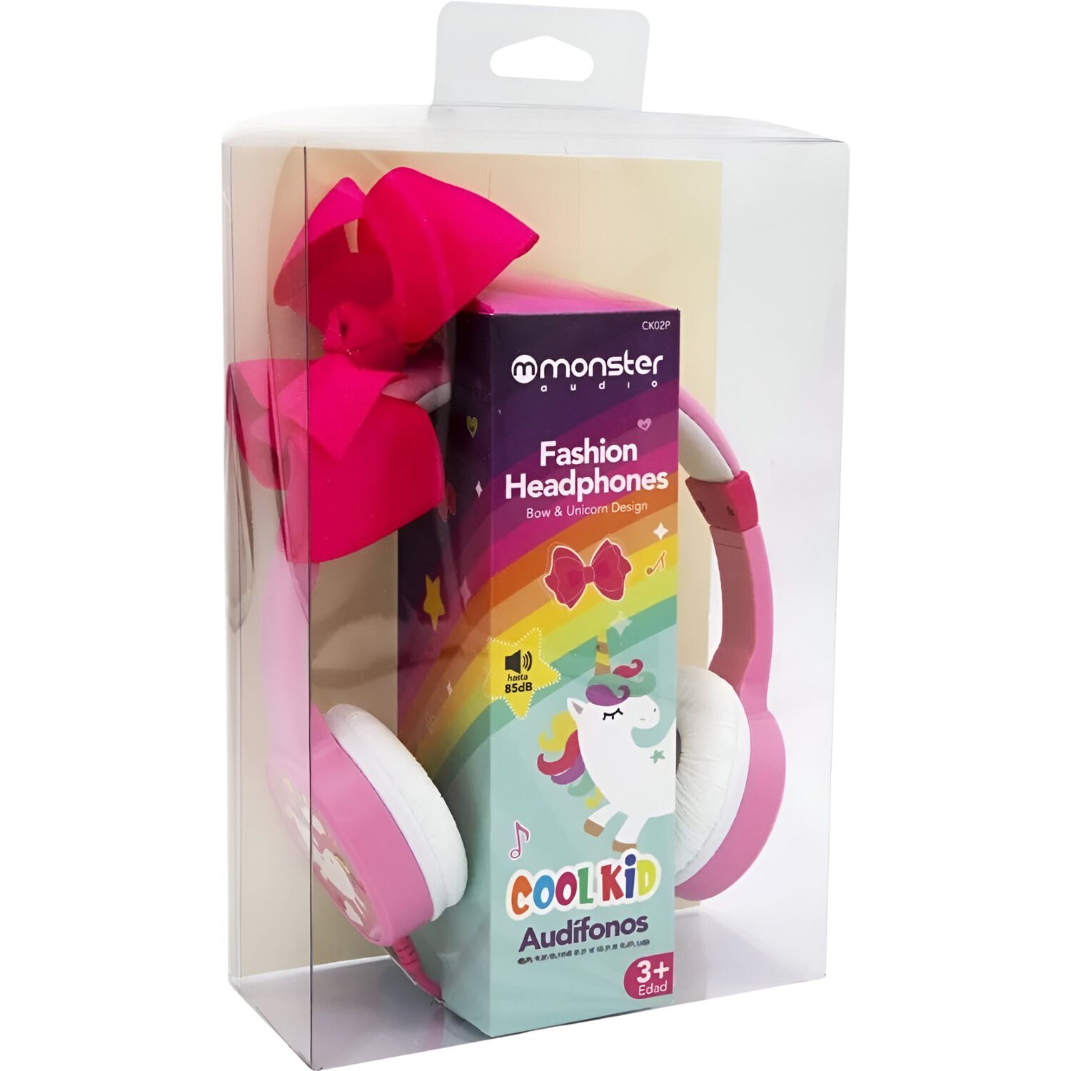 Aud&iacute;fonos De Unicornio Para Ni&ntilde;a Rosados Monster Ck02p image number 3.0