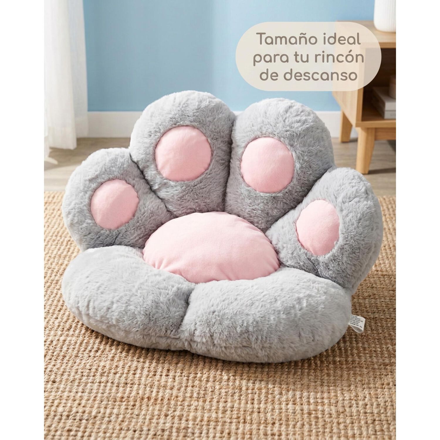 Coj&iacute;n Almohada Mano De Gatito Suave 70x61 image number 20.0