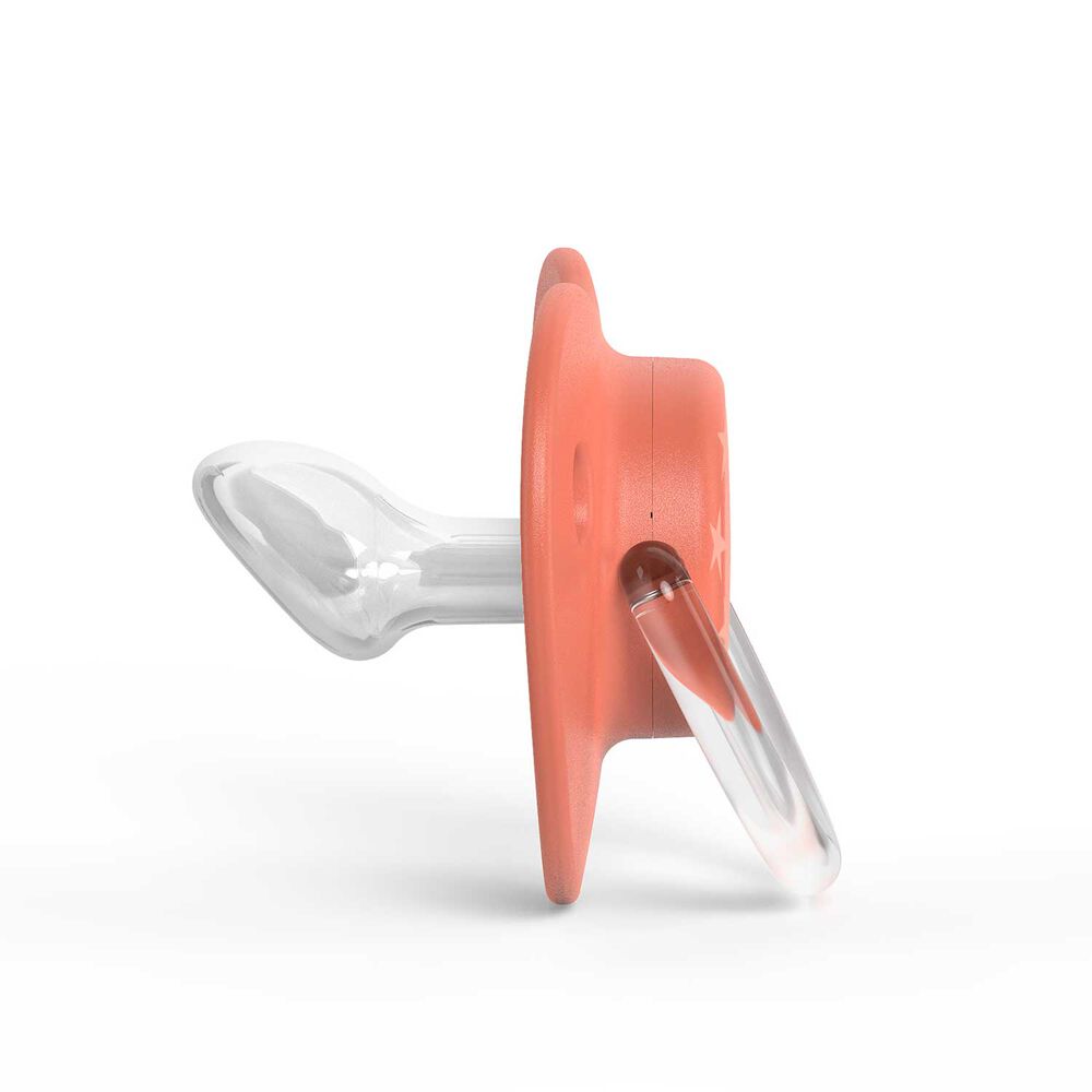 Chupete +18m 2u Anat&oacute;mico Silicona The Basics image number 1.0