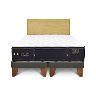 Cama Europea Cic Linea Premium / King / Base Dividida + Respaldo