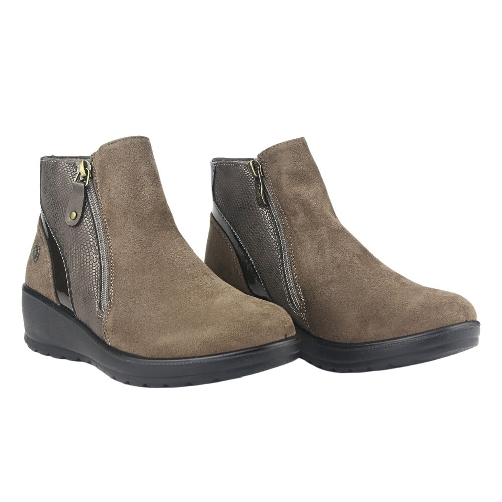 Botin Chalada Mujer Confort-5 Taupe Casual image number 4.0