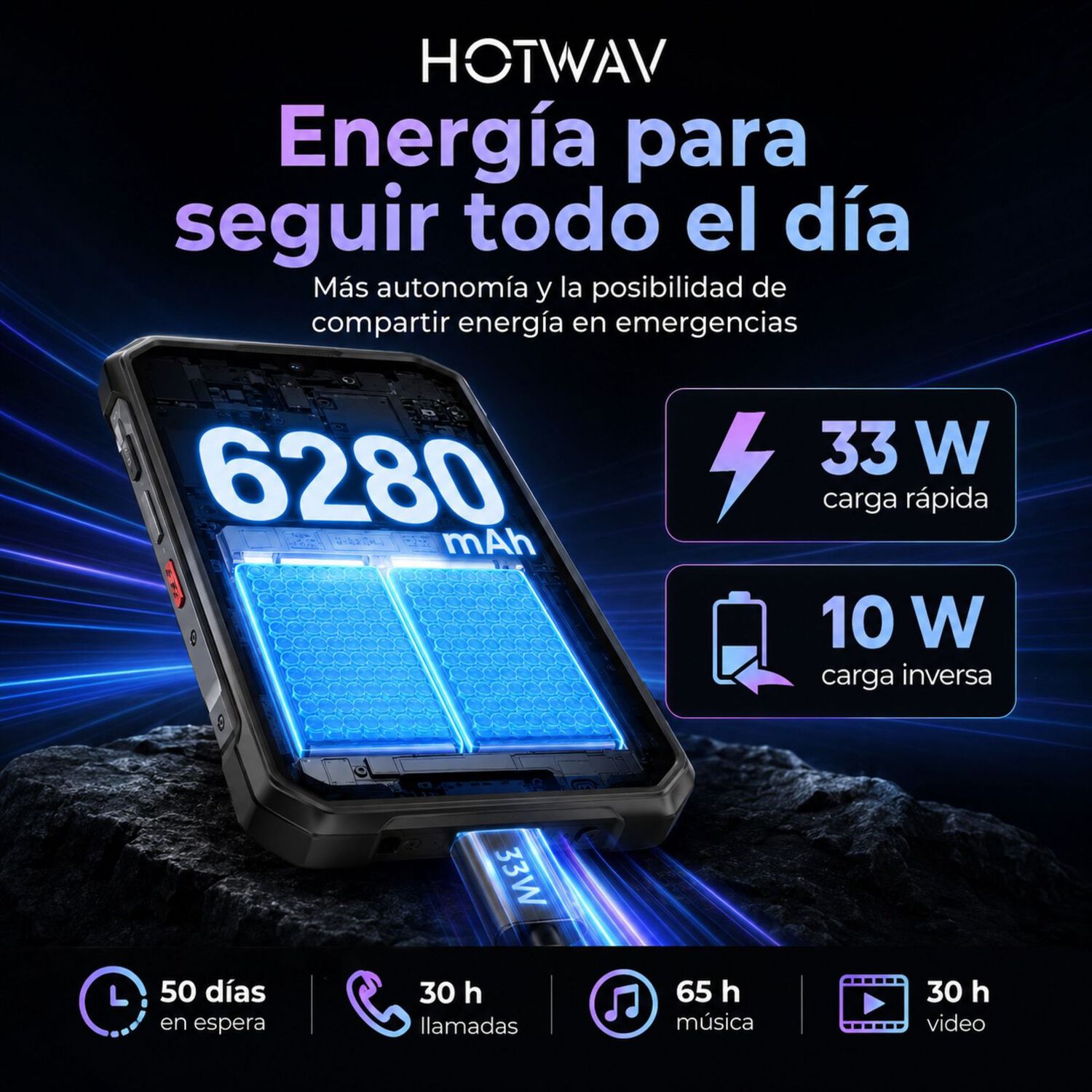 Hotwav Cyber 16 Pro Celular Rugged 24gb 512gb image number 8.0