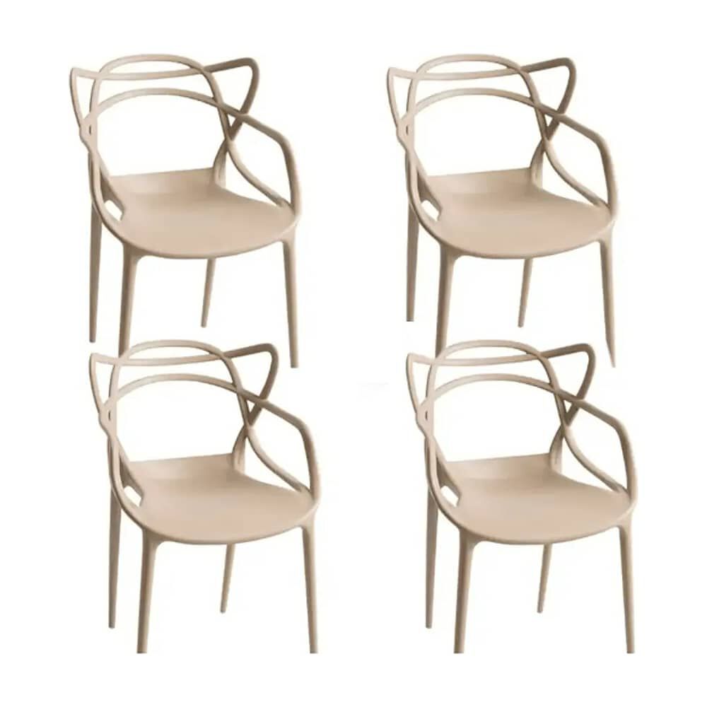 Pack 4 Sillas Master Beige image number 0.0