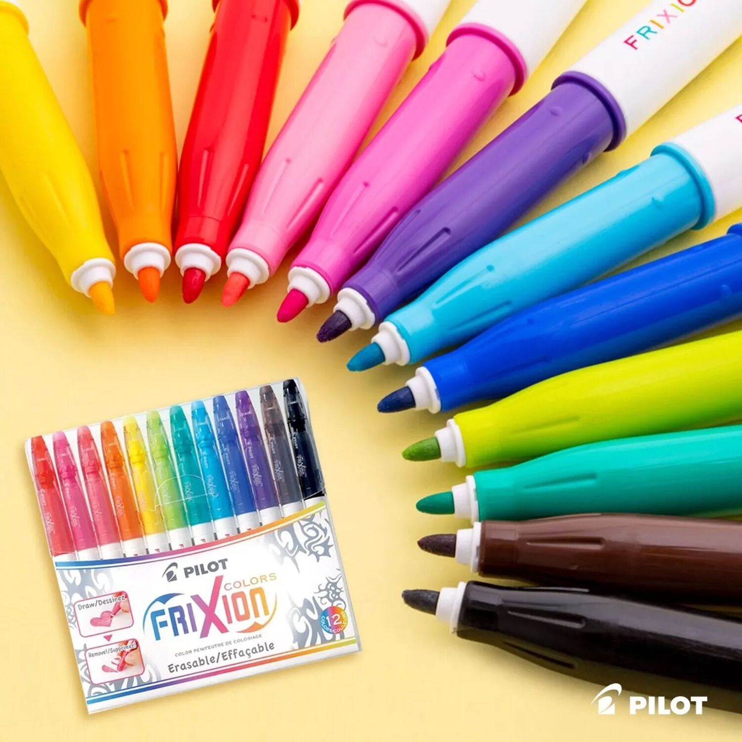 Marcador Pilot Frixion Colors Set 12u image number 3.0