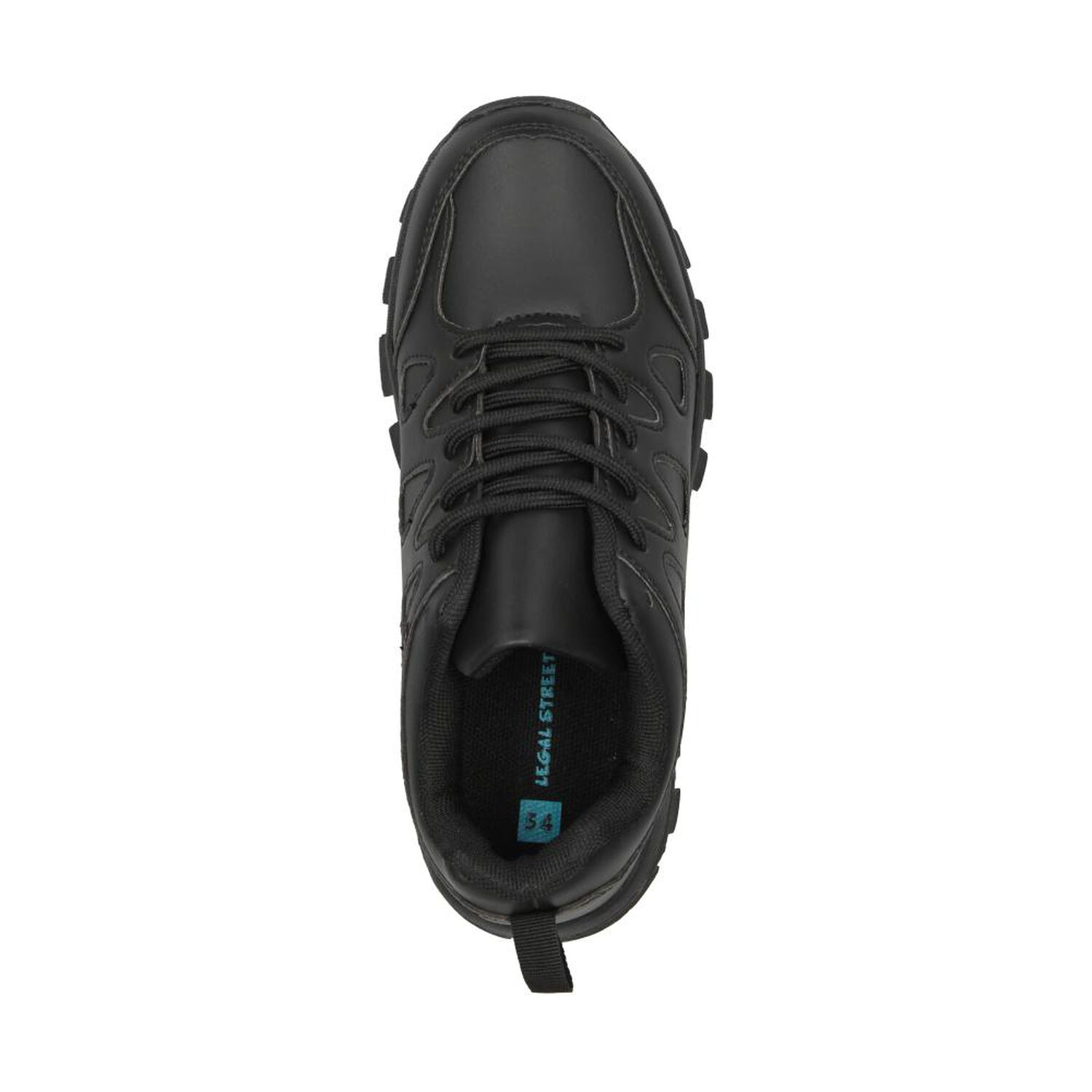 Zapato Escolar Legal Street Unisex Negro image number 4.0