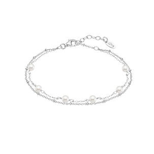 Pulsera Lp3477-2/1 Lotus Silver Mujer Pearls
