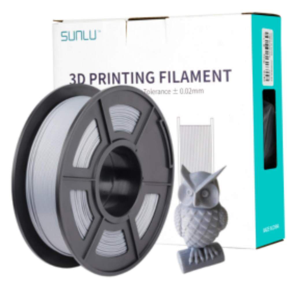 Filamento Pla+ Plata 1kg Sunlu image number 0.0