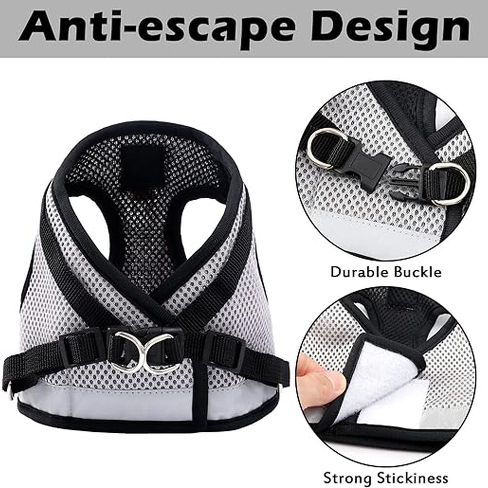 Arnes Para Perros, Gatos Mascotas Grandes Y Peque&ntilde;os Reflectante Resistente image number 4.0