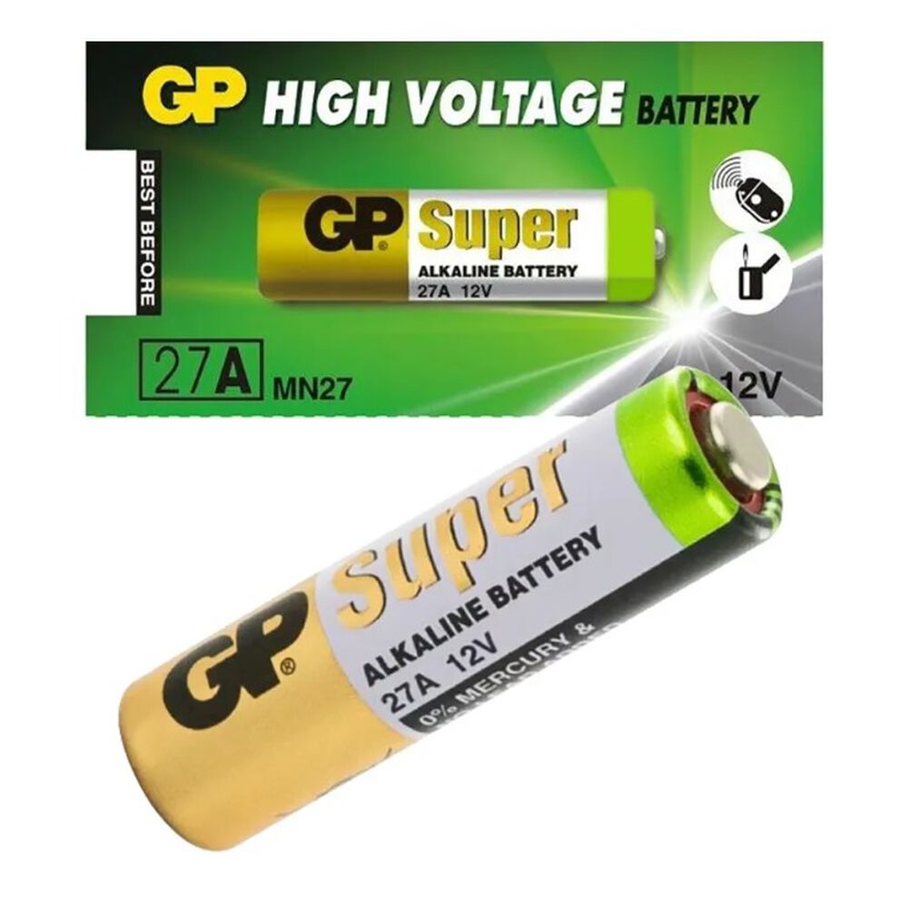 Pila Para Control Gp 27a Pack De 5 Unidades image number 0.0