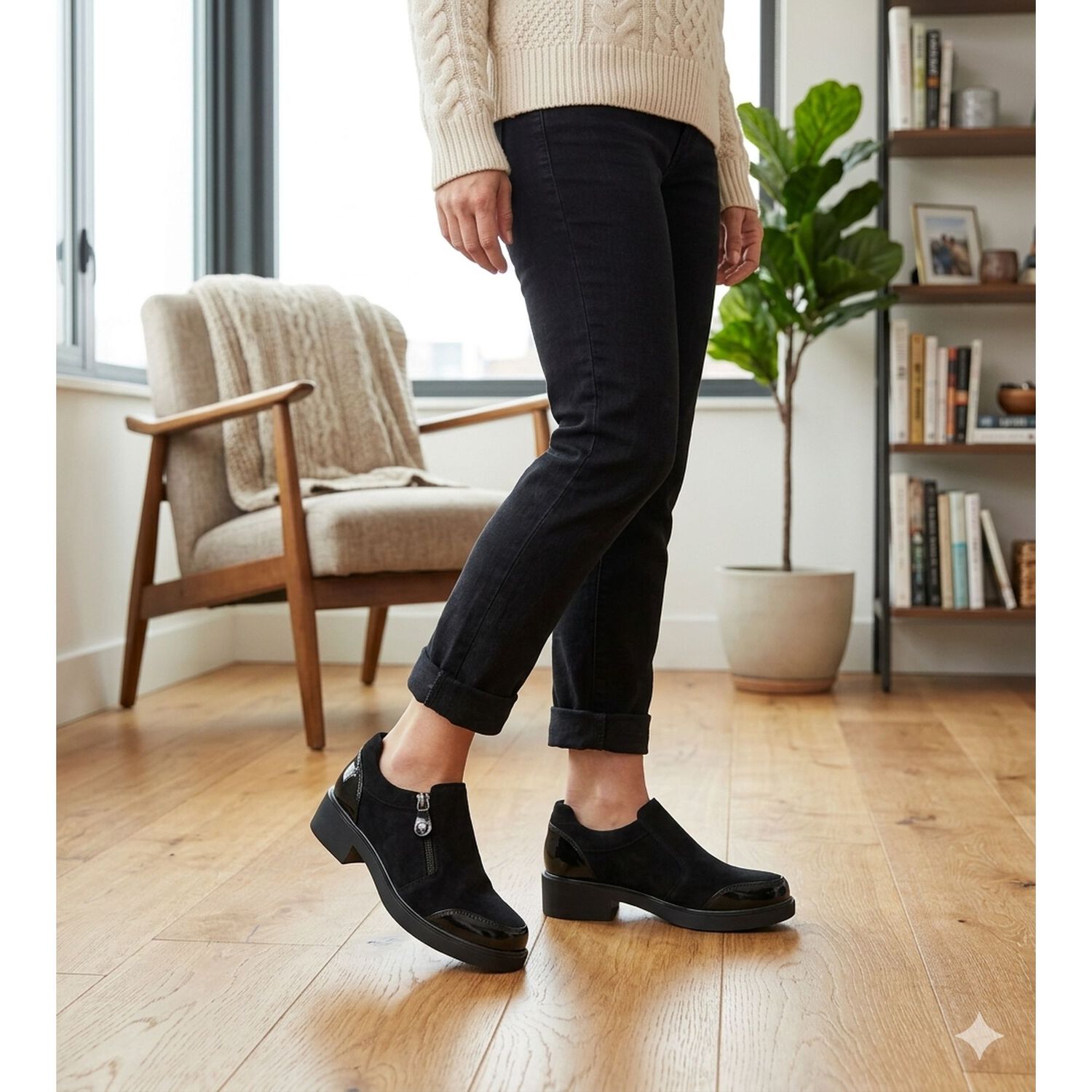 Mocasin Trava Negro Alquimia image number 4.0