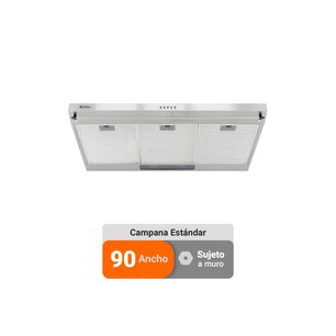 Campana Cocina Albin Trotter Rein Inox 2 M 90 Cm Inox