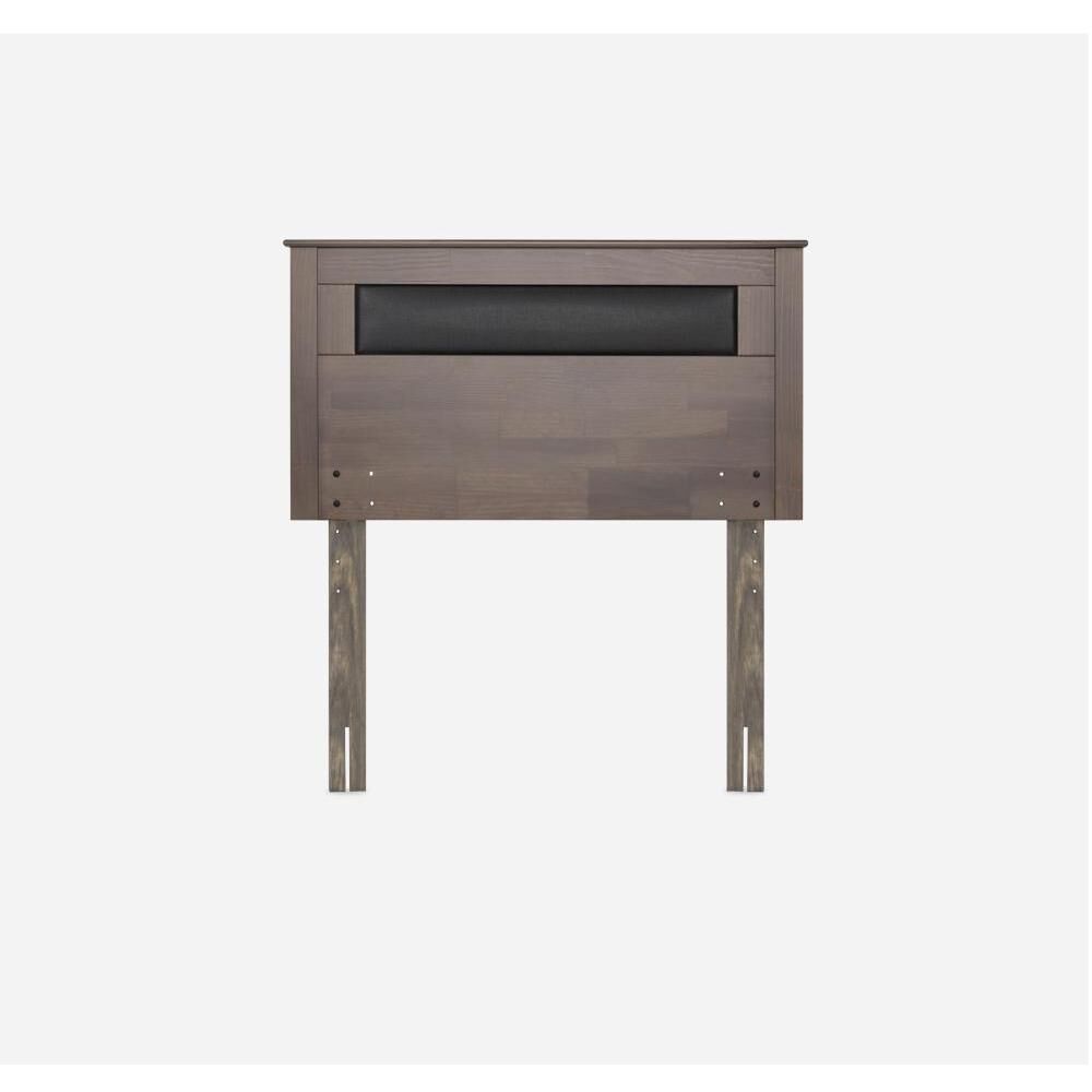 Cama Europea Rosen New Style 4 Plus / 1.5 Plazas / Base Normal  + Respaldo Ferrara Gris image number 0.0